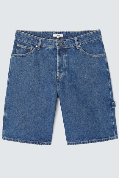 Bermuda denim charpentier