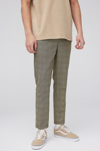 Pantalon city à carreaux