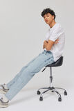 Jean relaxed bleach