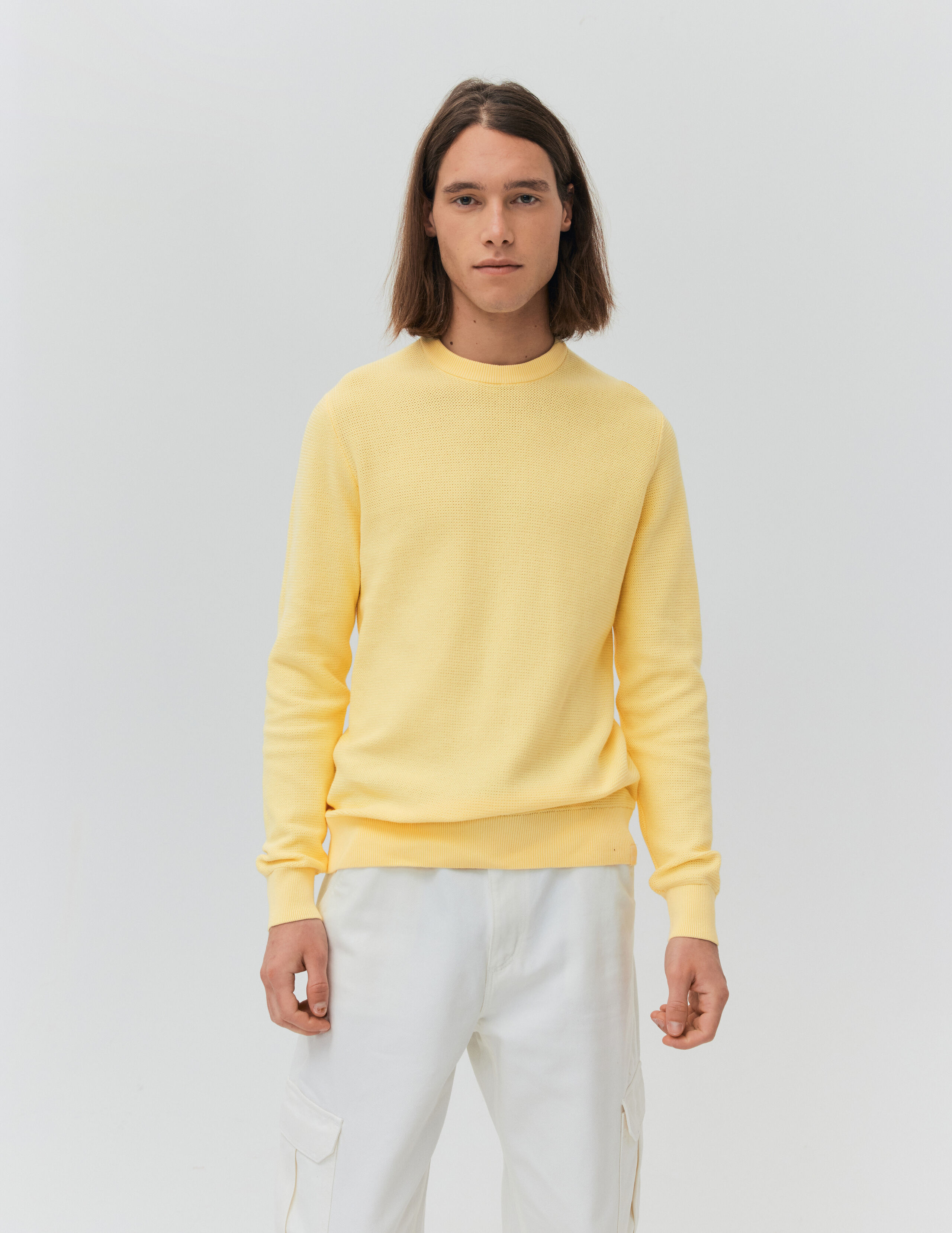 Pull col rond homme BZB