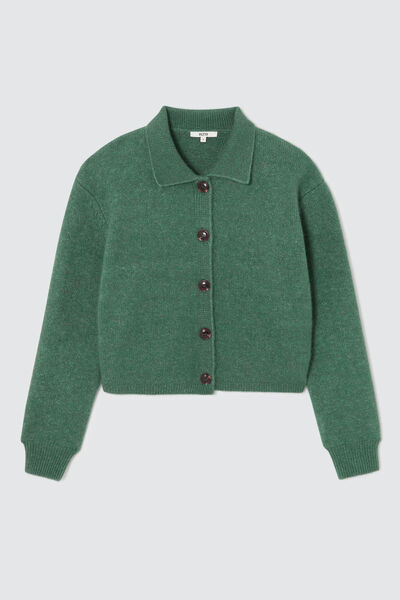 Gilet col polo uni