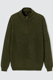 Pull avec col montant zippé