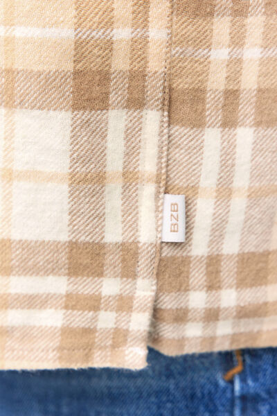 Surchemise à carreaux flanelle