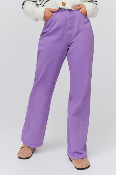 Jean straight couleur