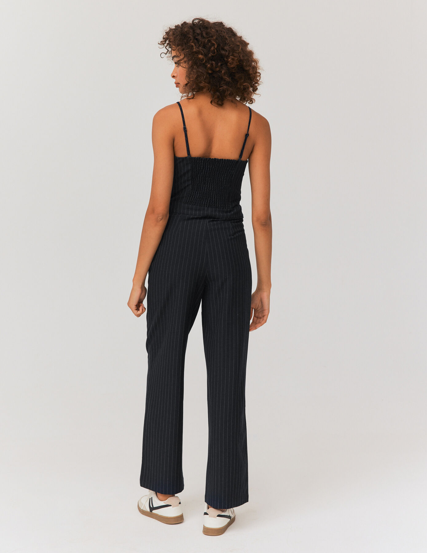Combinaison pantalon bustier à rayures