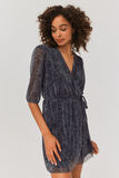 Robe plissée imprimée