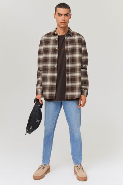 Chemise à carreaux