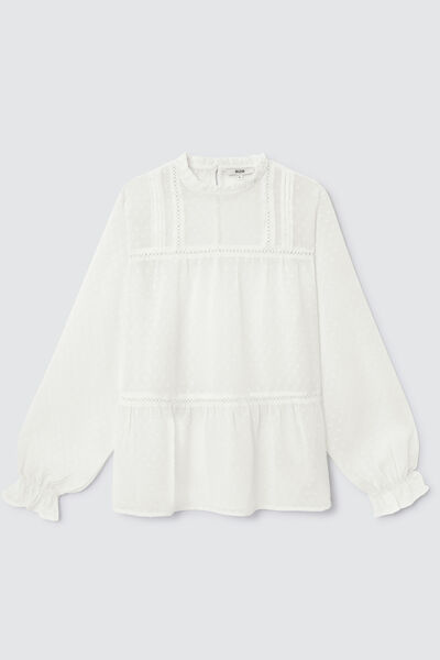 Blouse plumetis