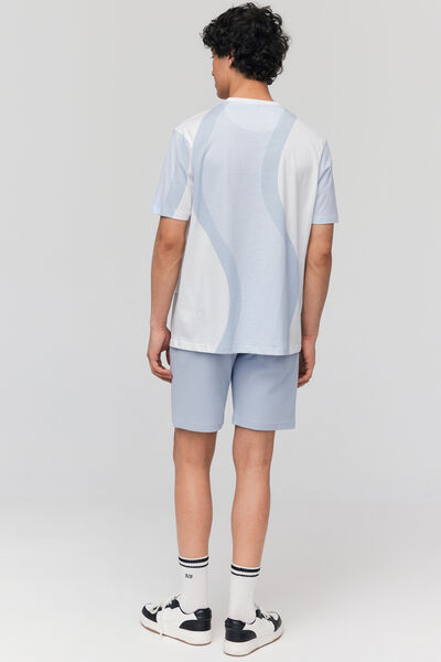 T-shirt imprimé vagues