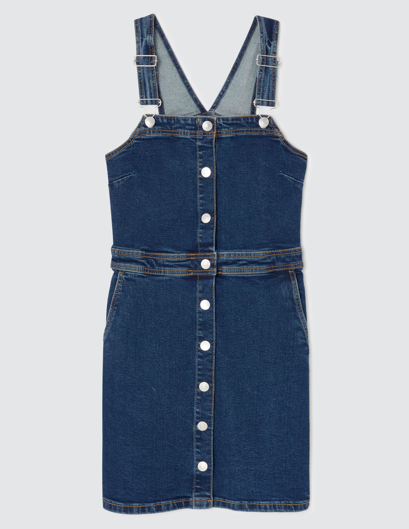 Robe chasuble en denim