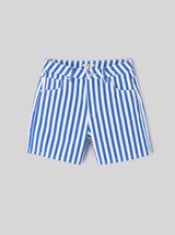 Short denim ray&eacute;