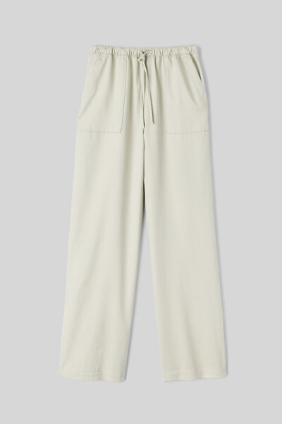 Pantalon fluide avec poches en lyocell