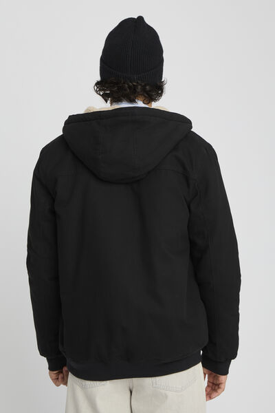 Blouson à capuche canvas