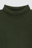 Pull col montant uni