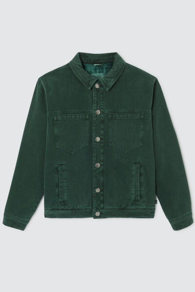 Veste en jean matelassé oversize