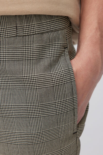 Pantalon city à carreaux