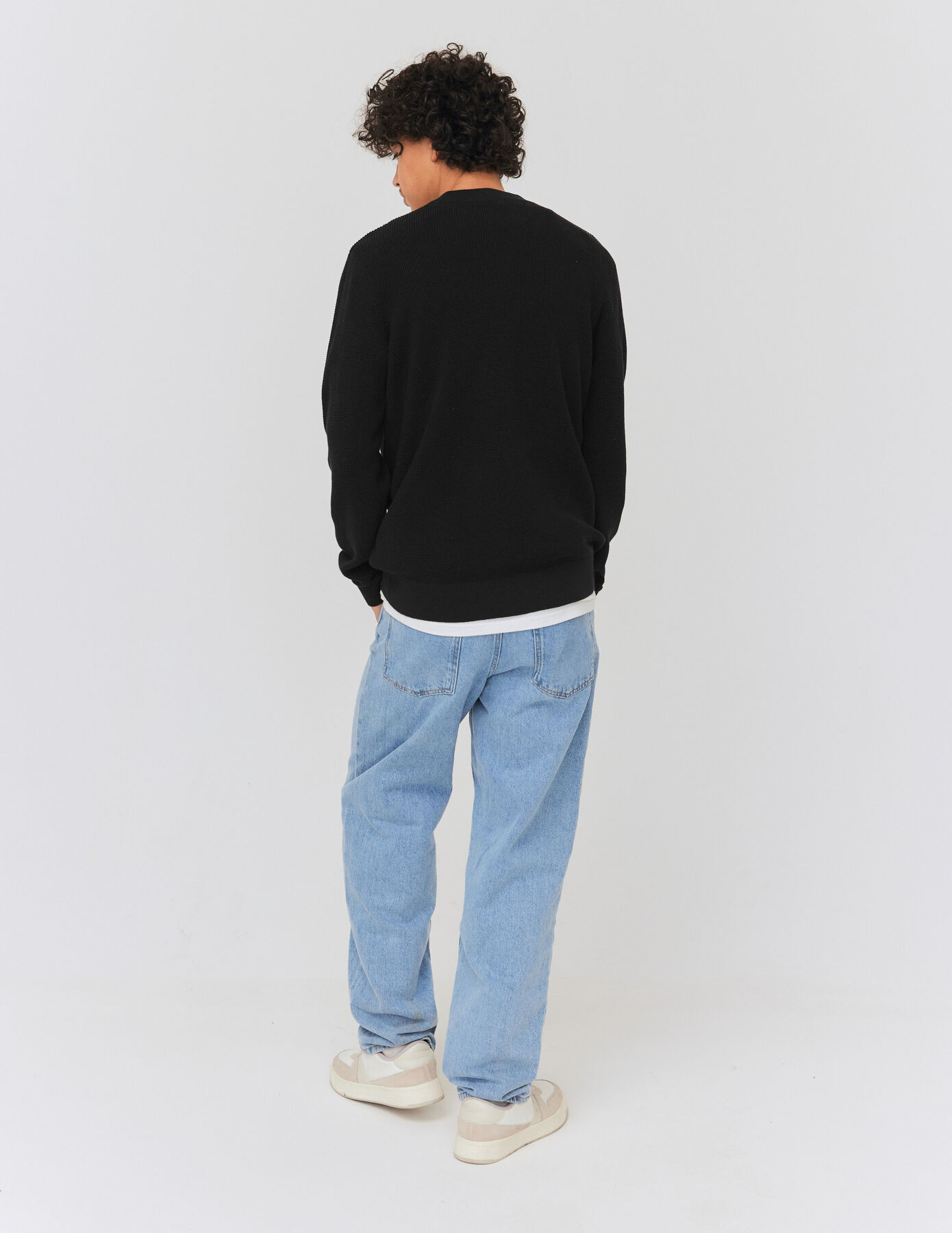 Pull maille fantaisie