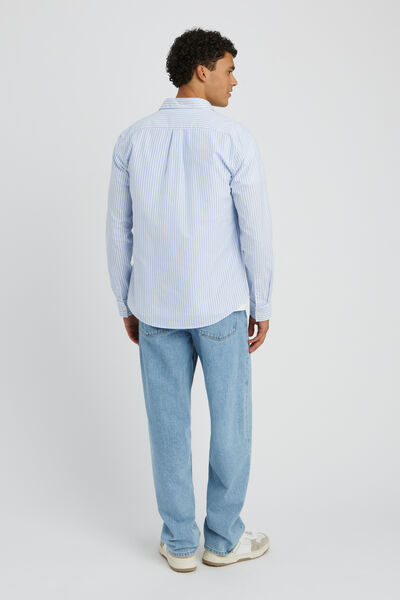 Chemise rayée ajustée
