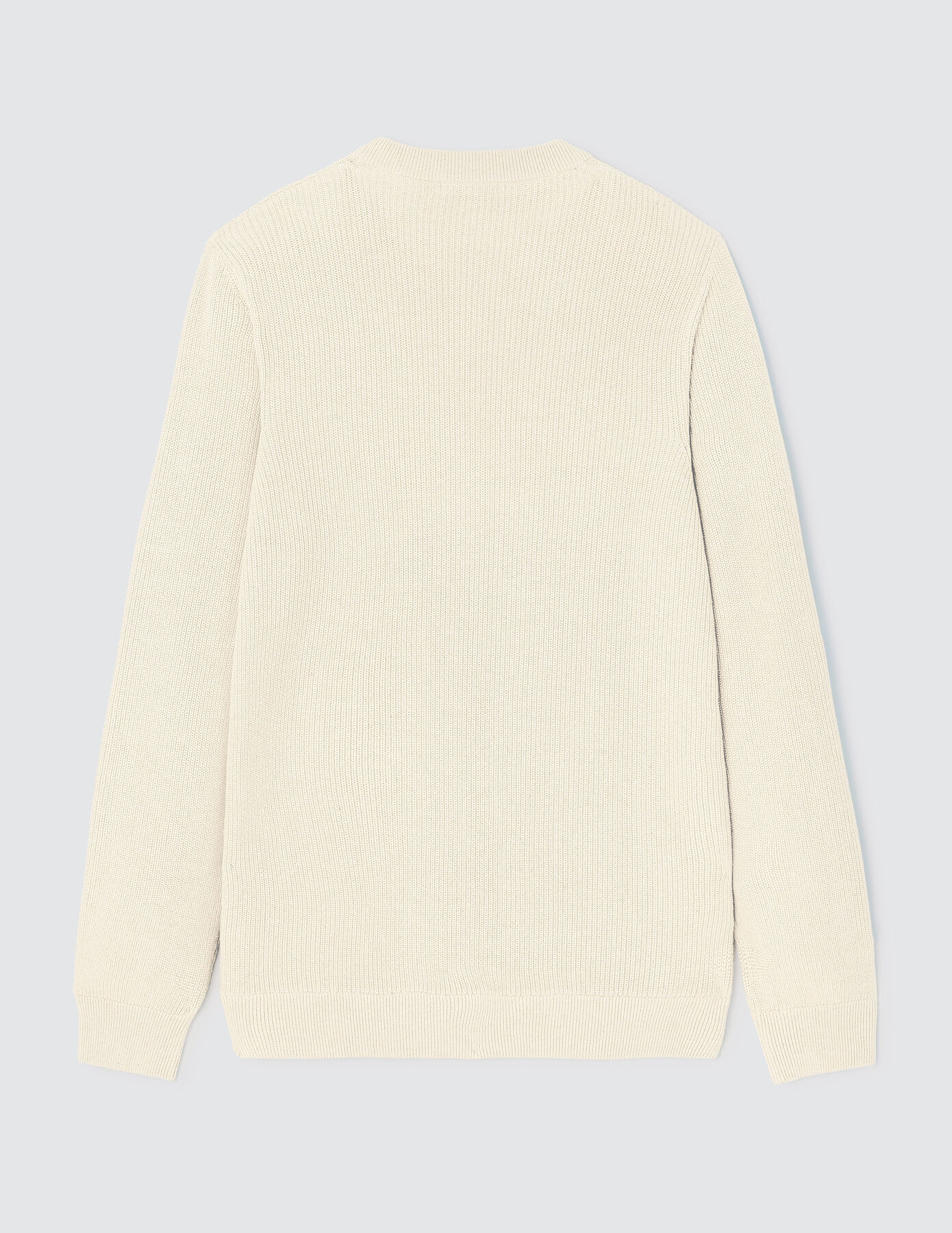 Pull côtelé coton neps