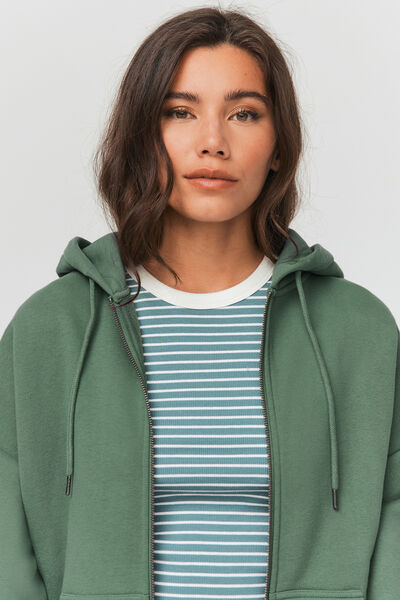 Sweat oversize zipp&eacute;