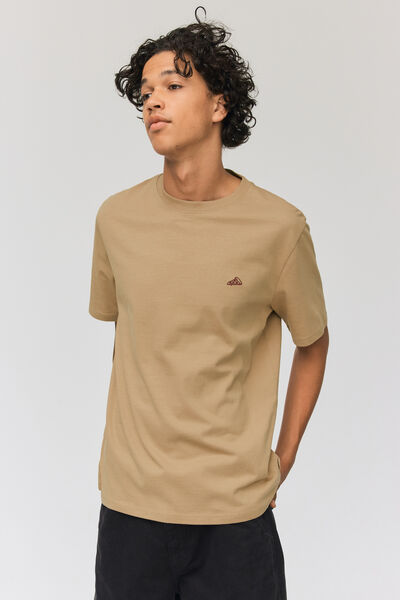 T-shirt avec broderie pizza/basta