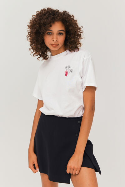 T-shirt imprimé coeur