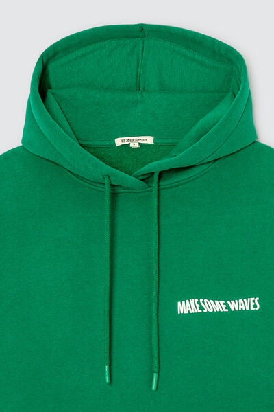 Sweat imprimé devant/dos oversize
