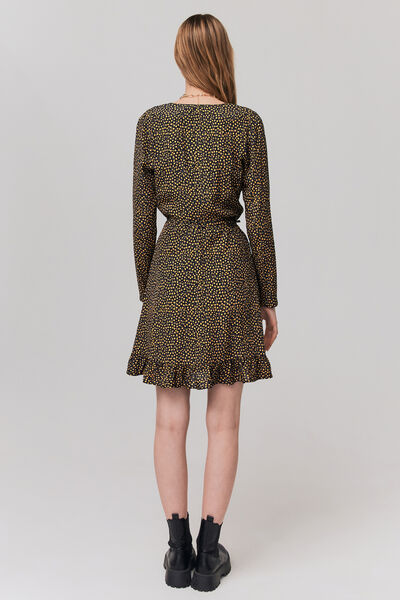 Robe portefeuille imprimée