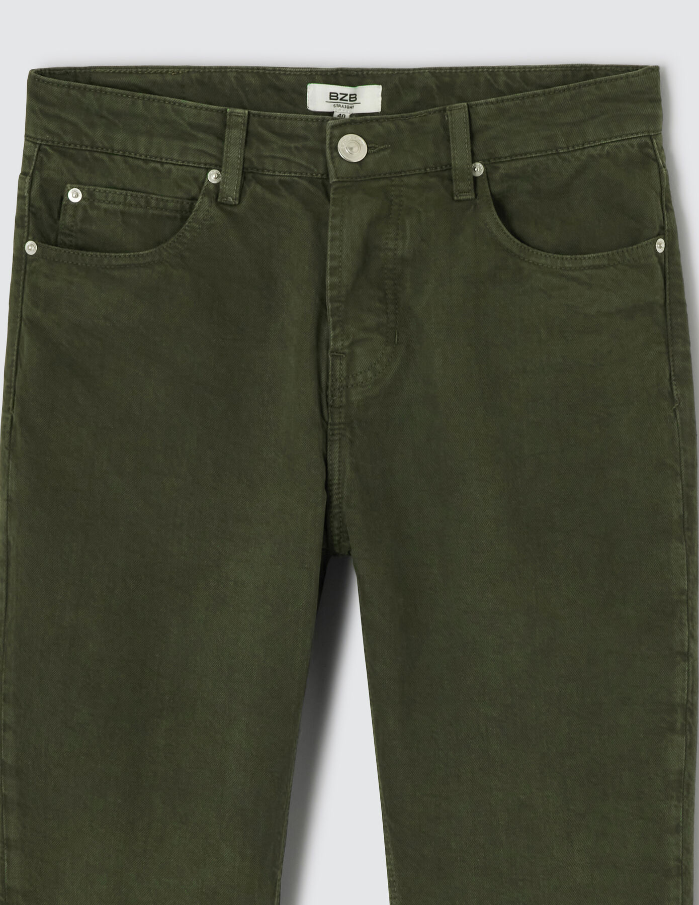 Jean straight de couleur