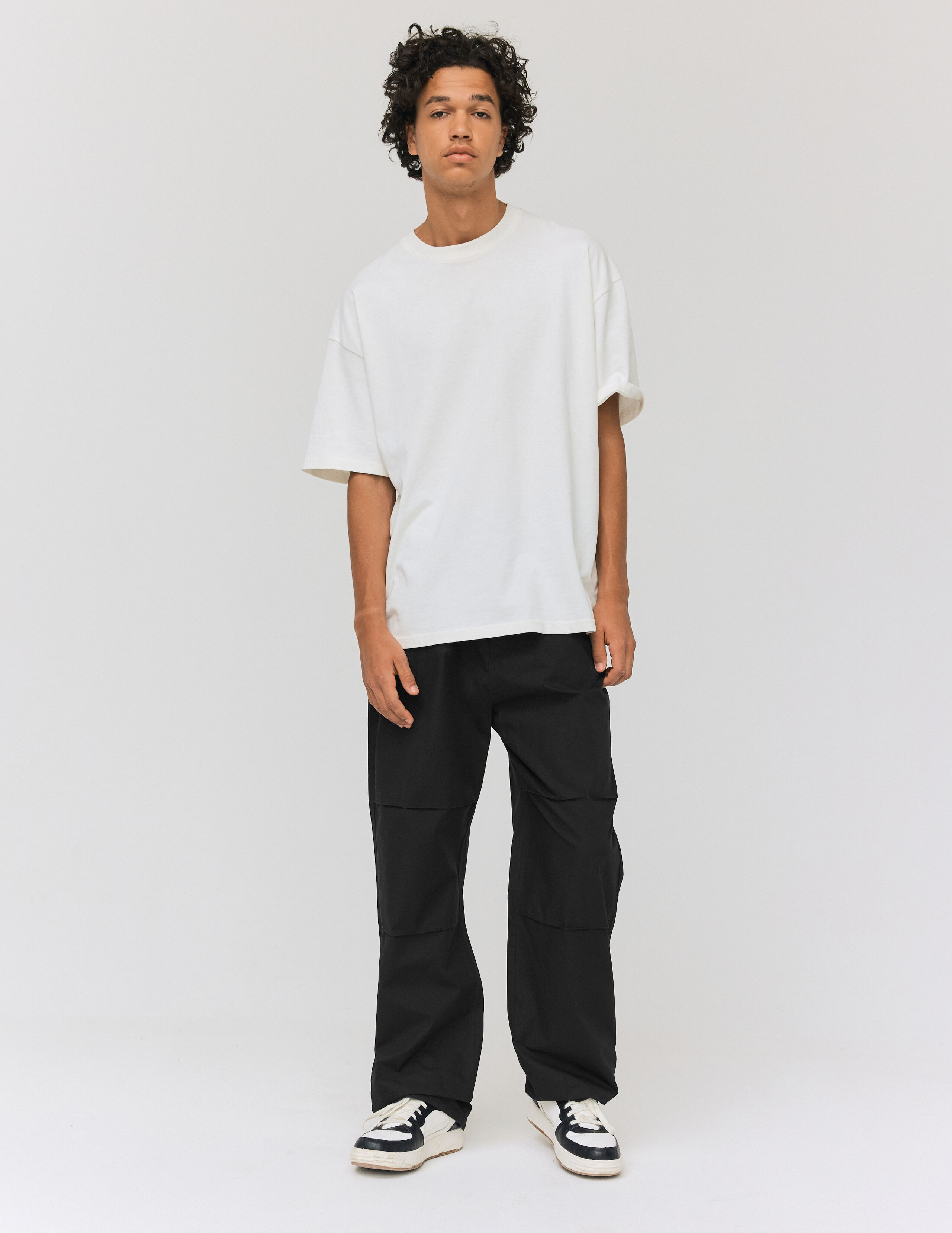 Pantalon jogger parachute Noir BZB