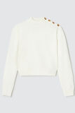 Pull boutons épaule