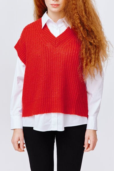 Pull sans manche