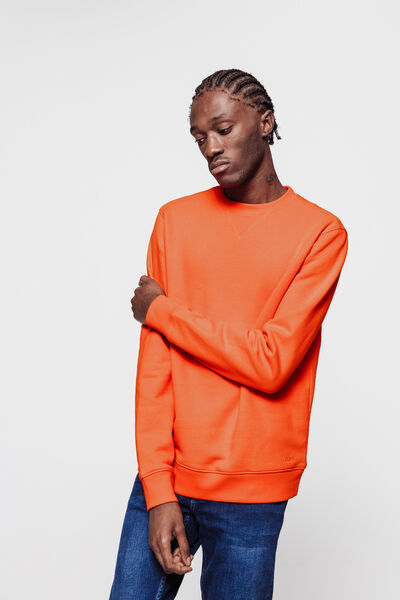 Sweat uni col rond