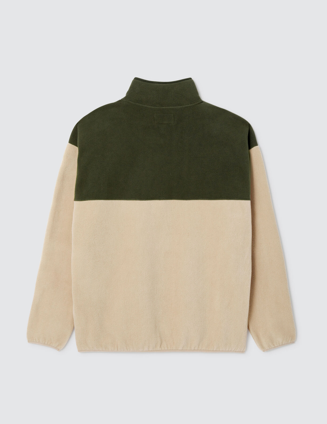 Sweat polaire col montant zippé