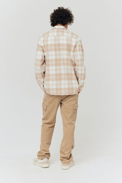 Pantalon cargo velours