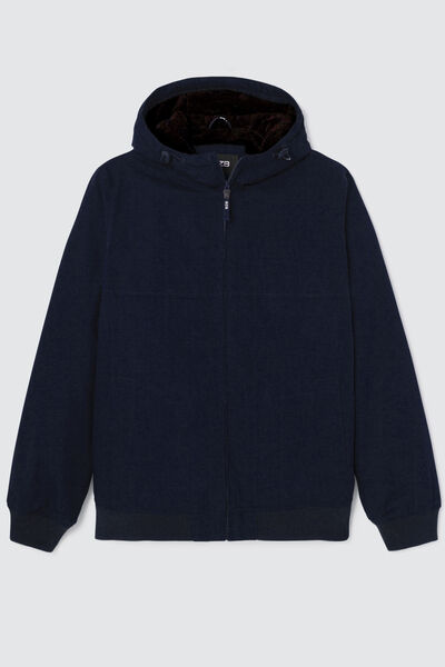 Blouson chaud uni canvas