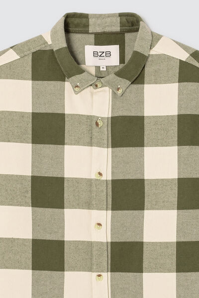 Chemise flanelle à carreaux