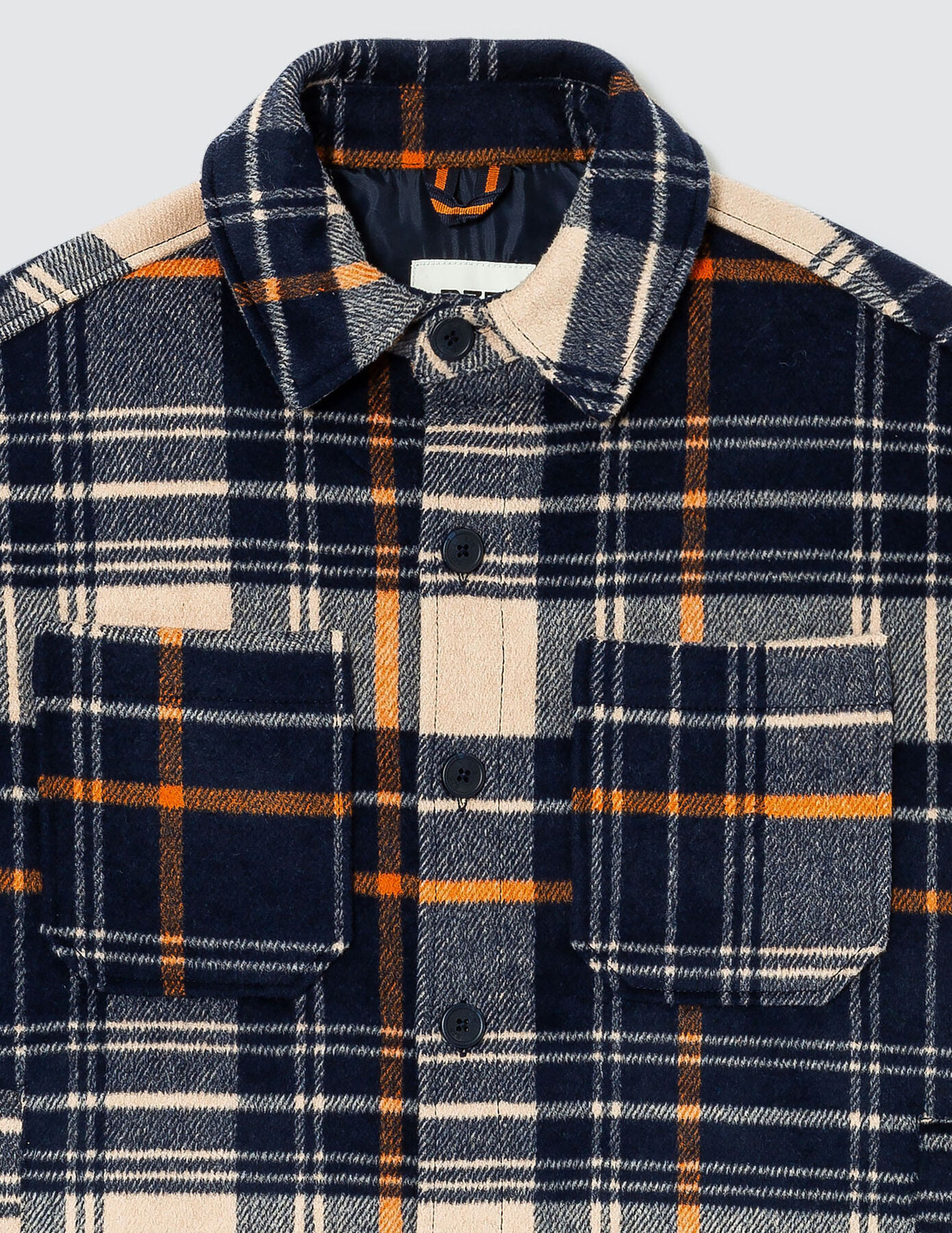 Veste surchemise à carreaux
