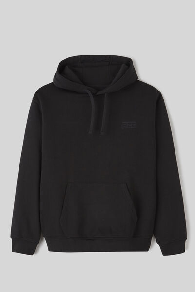 Sweat à capuche et broderie logo