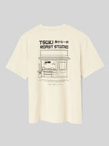 T-shirt imprim&eacute; devant/dos