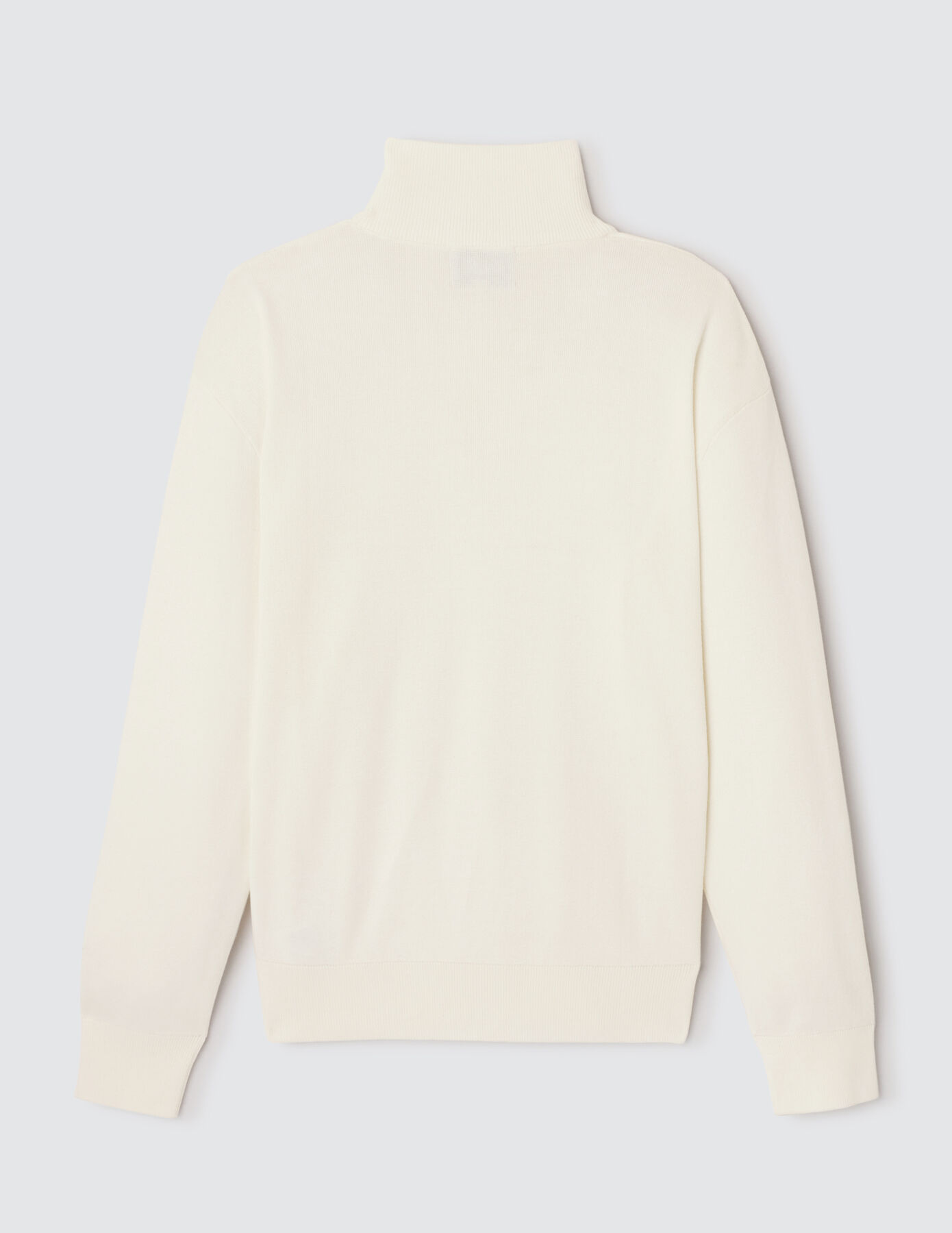 Pull col montant zippé
