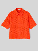 Chemisette en broderie anglaise