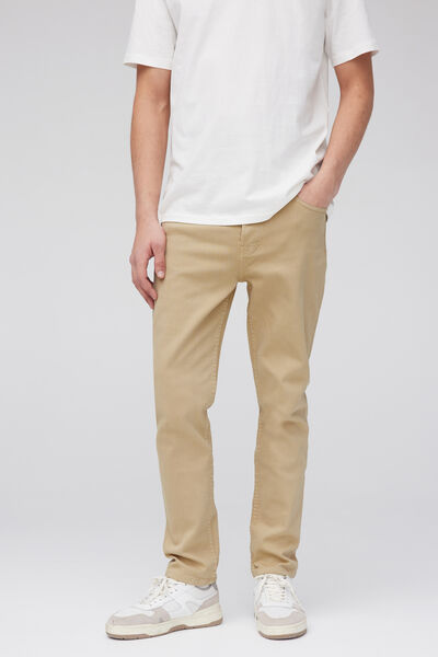 Jean straight de couleur