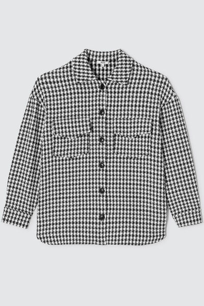 Surchemise en tweed