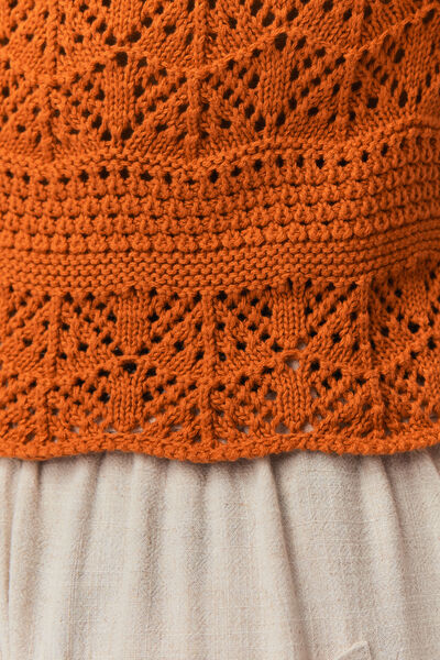 Débardeur en crochet