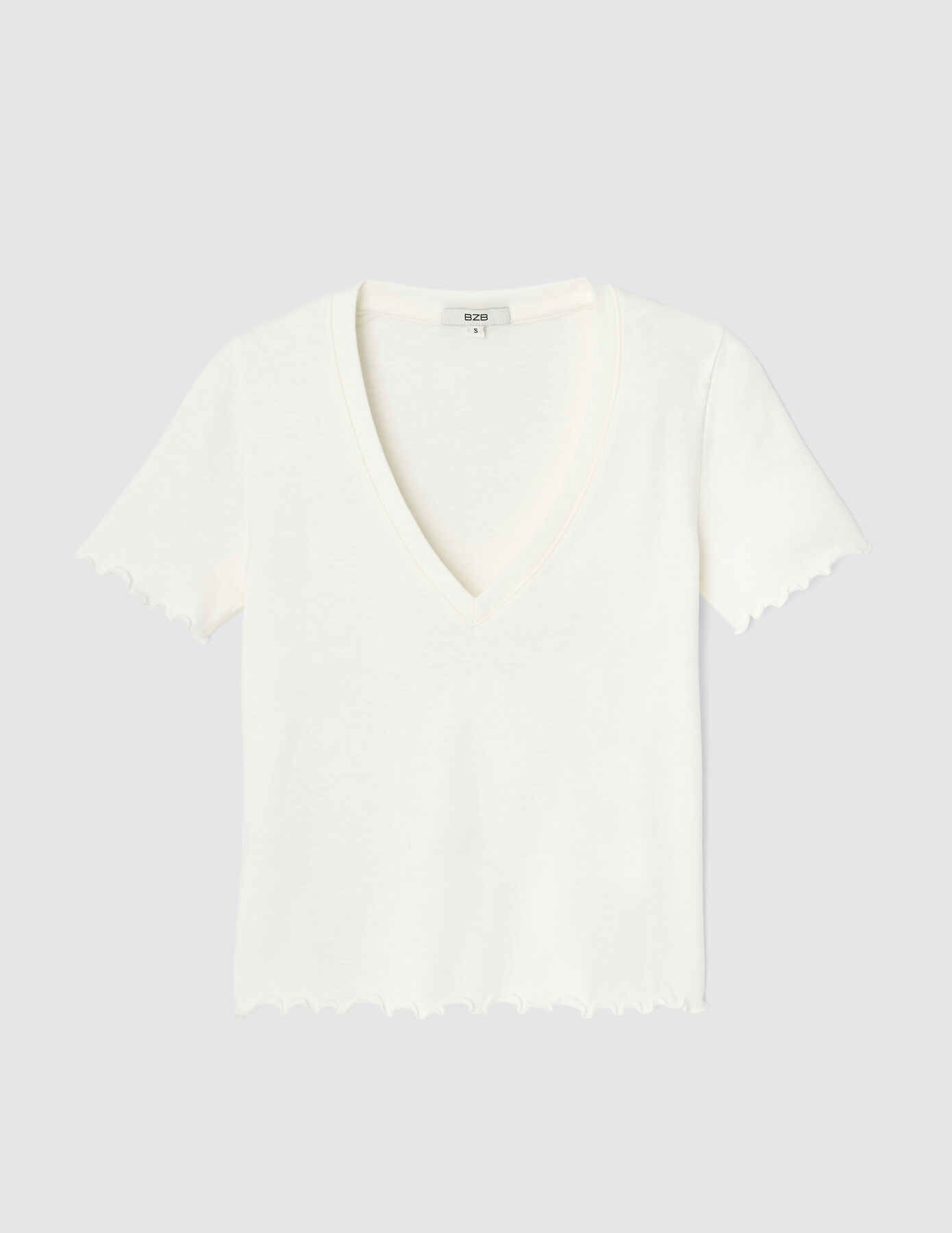 T-shirt col V