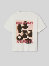 T-shirt imprim&eacute; devant / dos