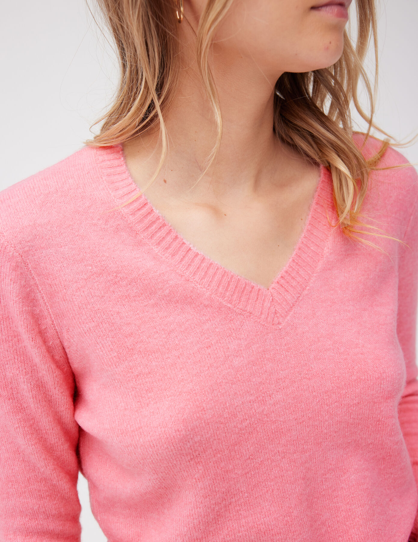 Pull basique col V