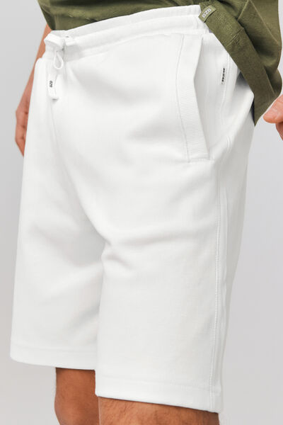 Bermuda maille en coton piqué