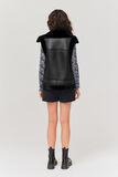 Blouson double face sans manches